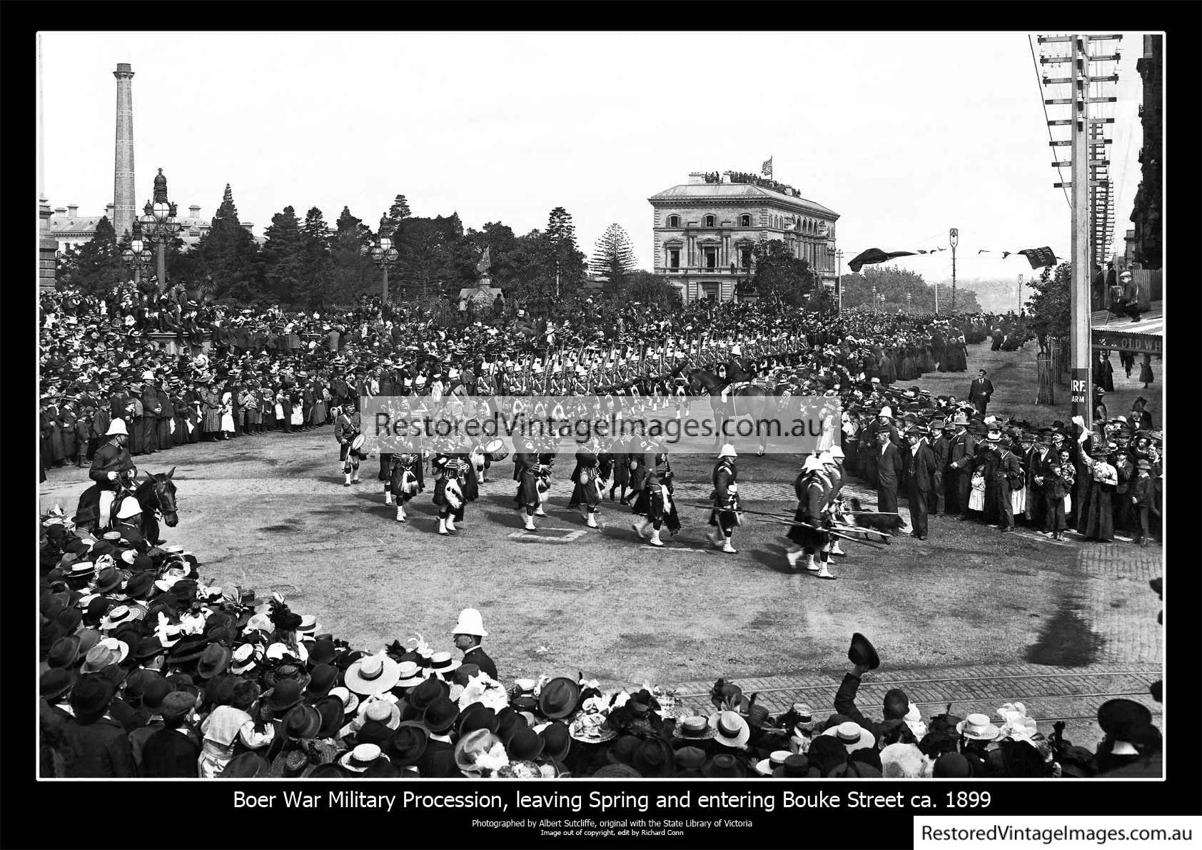 Boer War Military Procession 1899