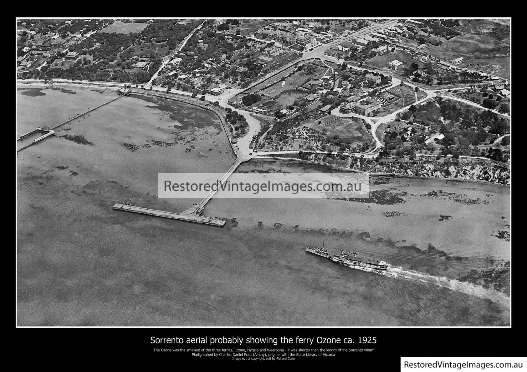 Sorrento Aerial Beach Pier 1920-50