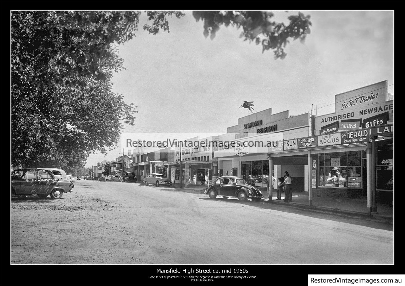 Mansfield Main St Mid 1950s