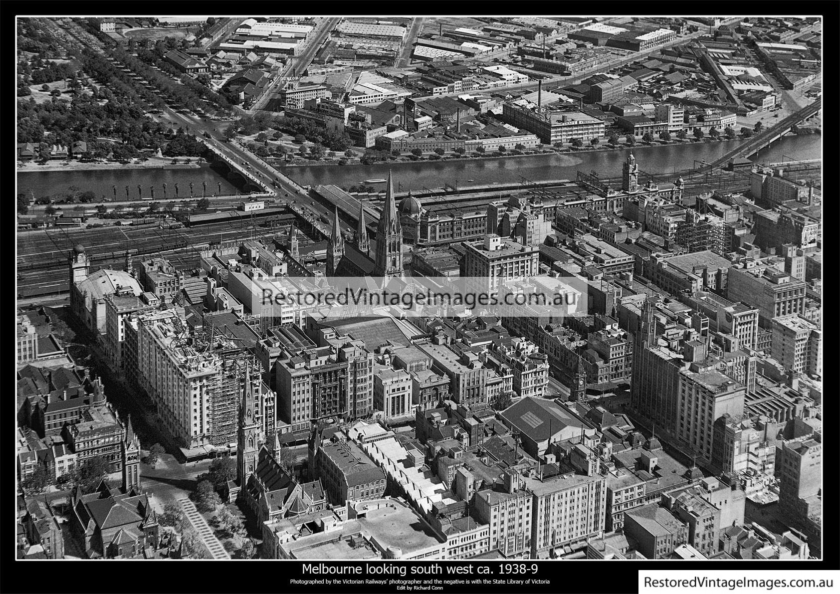 Melbourne Aerial 1938-9