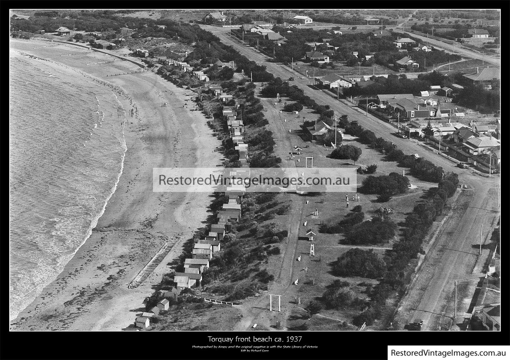 Torquay Front Beach 1937