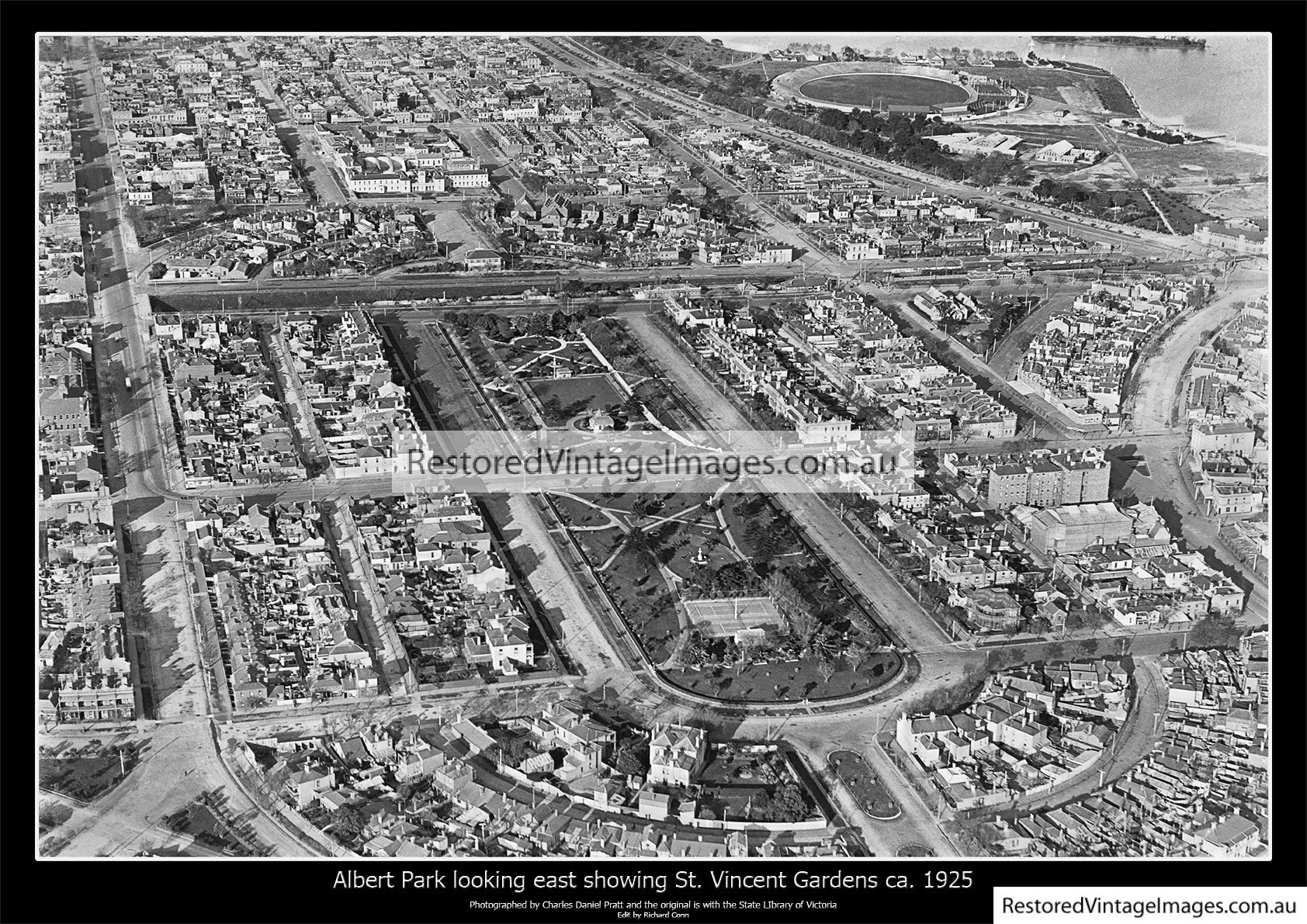 Albert Park Aerial 1925 – 40