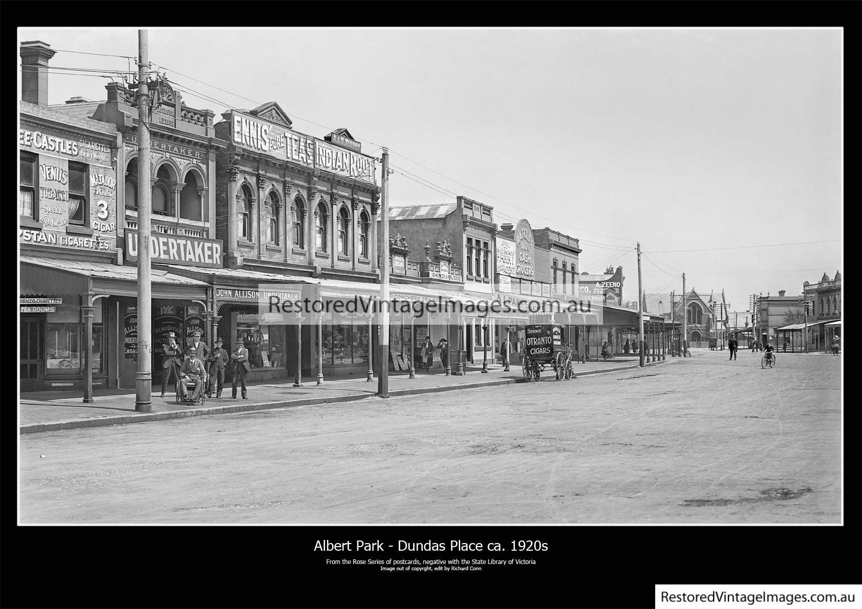 Albert Park, Dundas Street 1920s