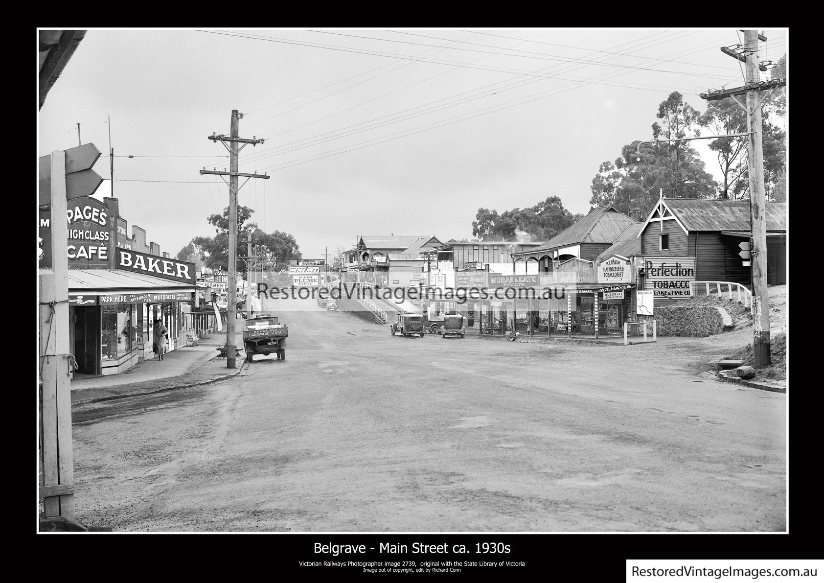 Belgrave – Main Street Looking South West 1930s
