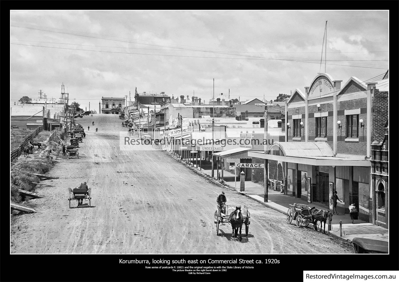 Korumburra, Commercial Street 1920s