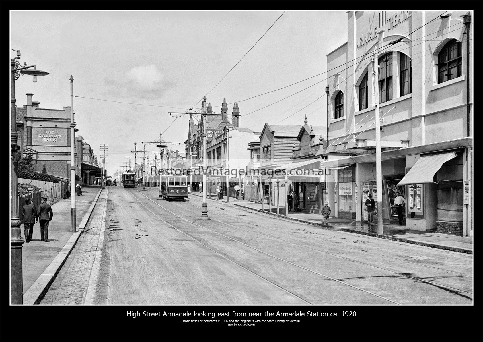 High Street Armadale, Looking East Ca. 1920