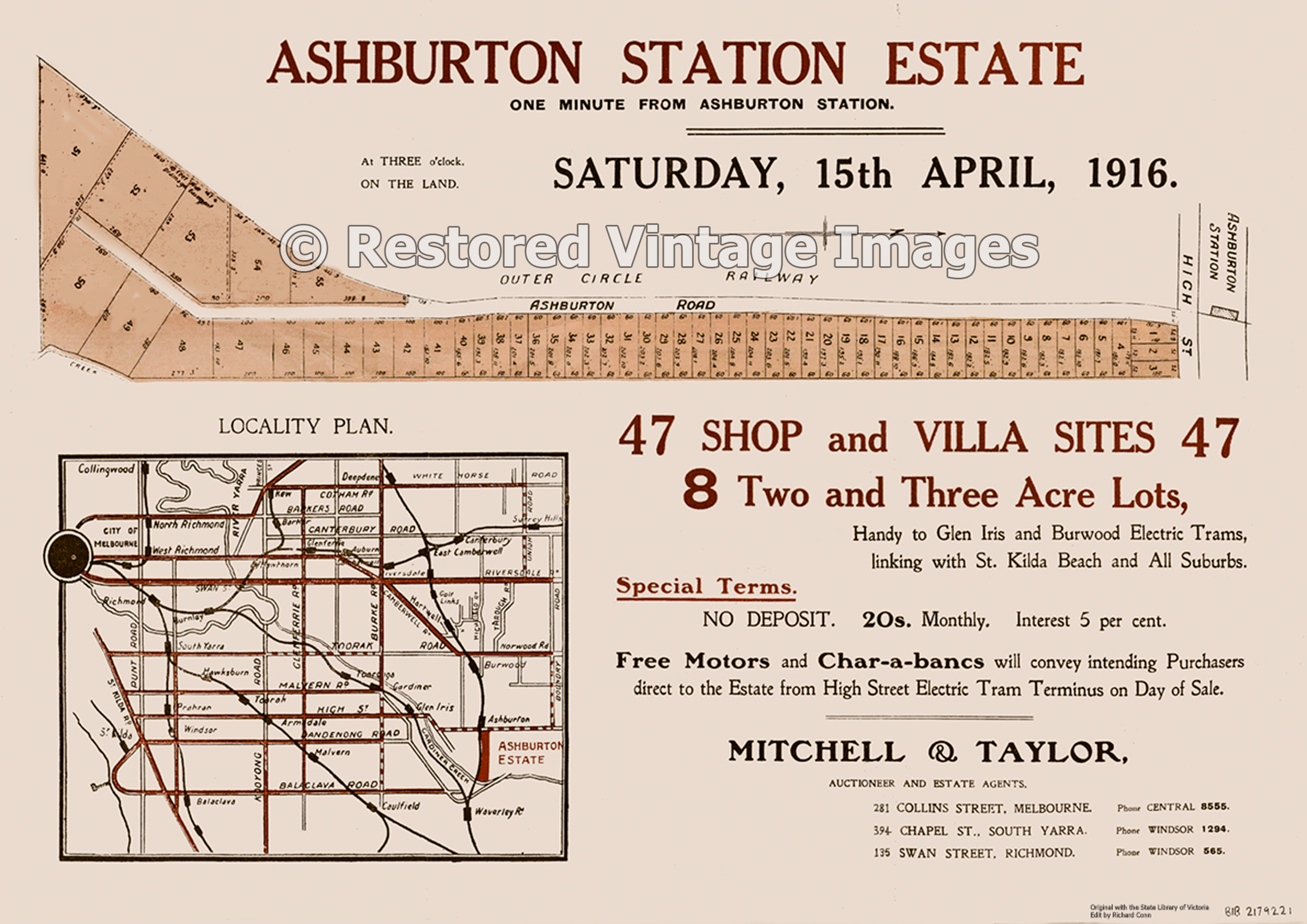 Ashburton Station Estate 15th April 1916 – Ashburton