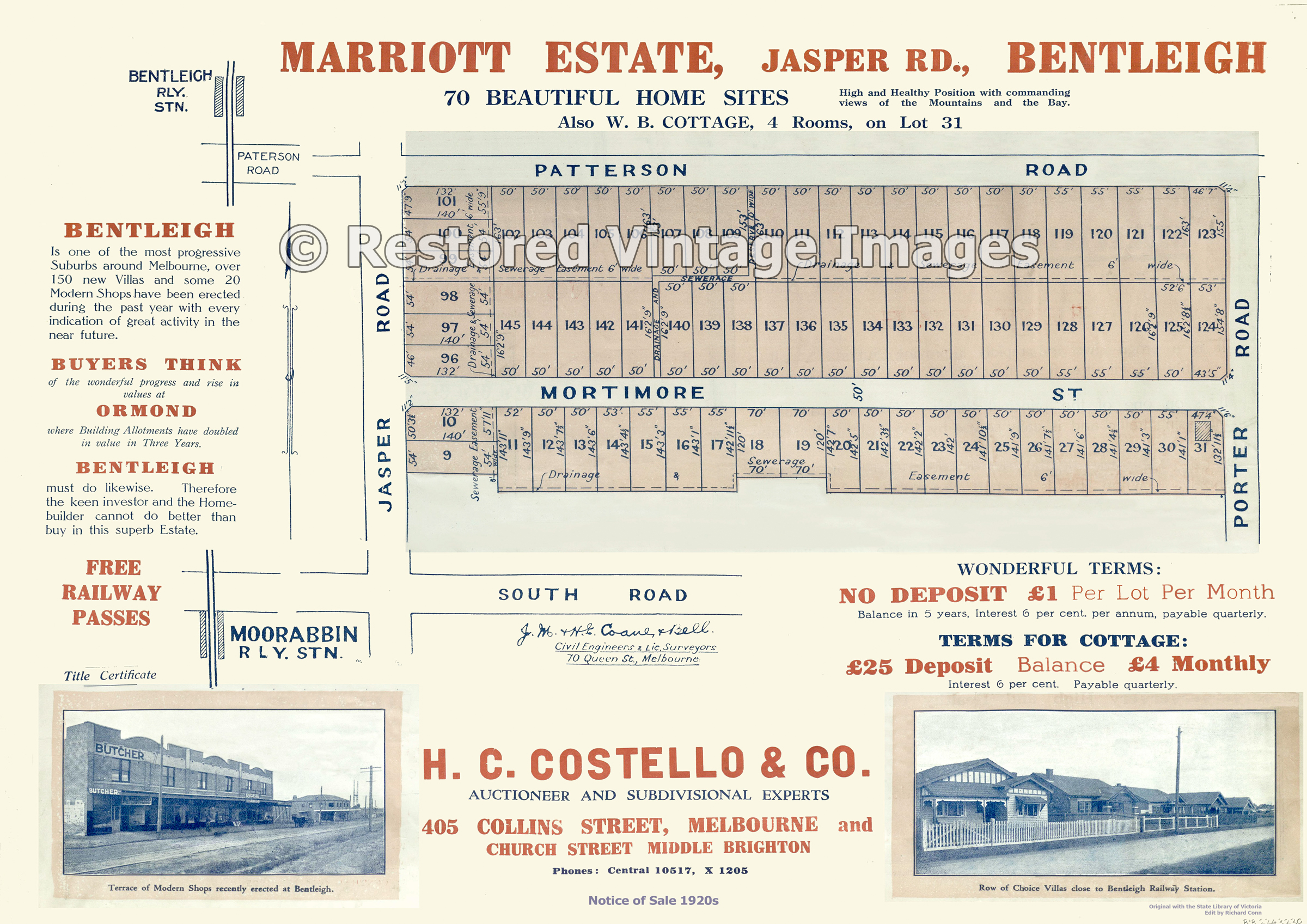 Marriot Estate Jasper Road 1920 – 21 – Bentleigh