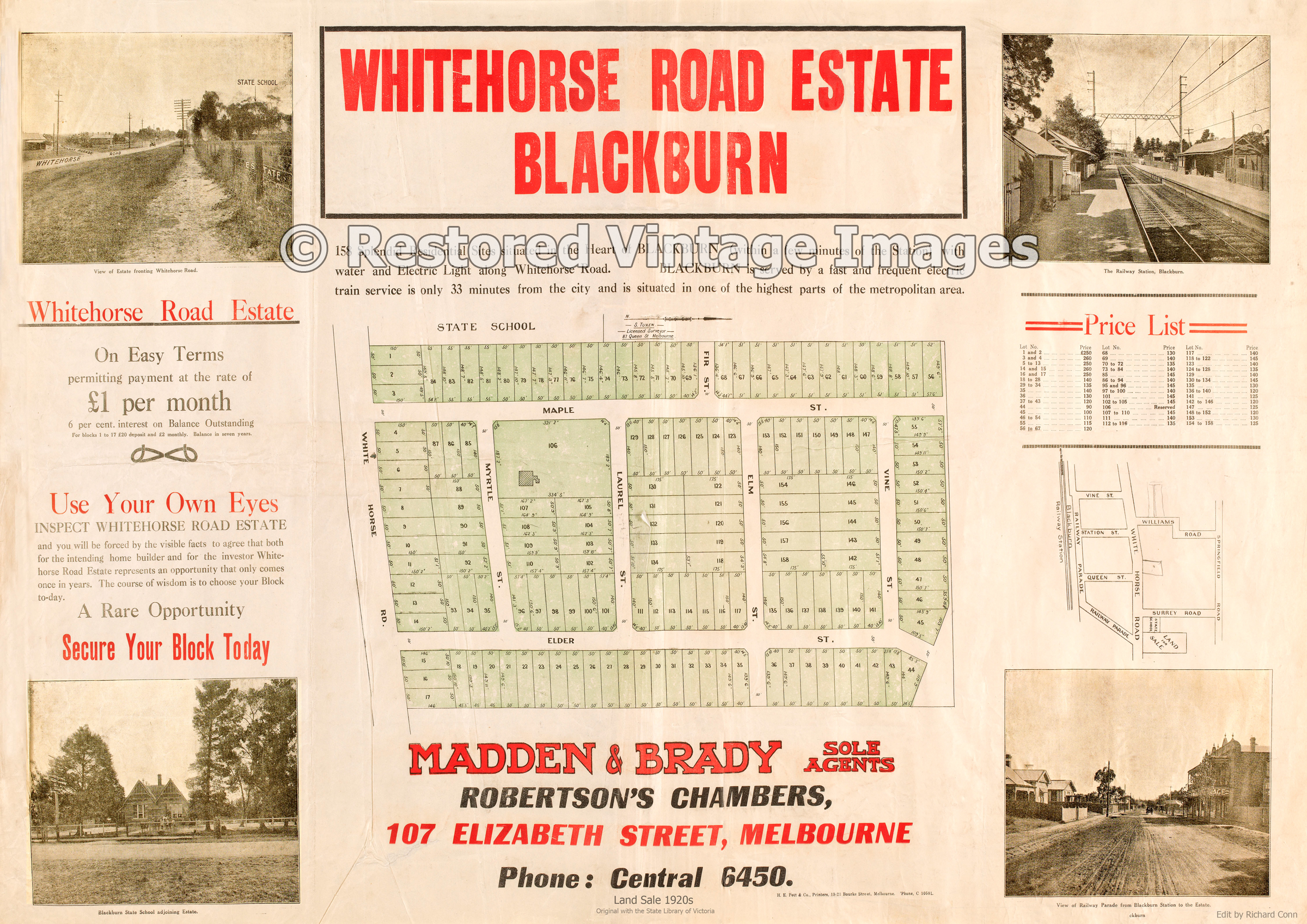 Whitehorse Road Estate 1923 – 1927 – Blackburn