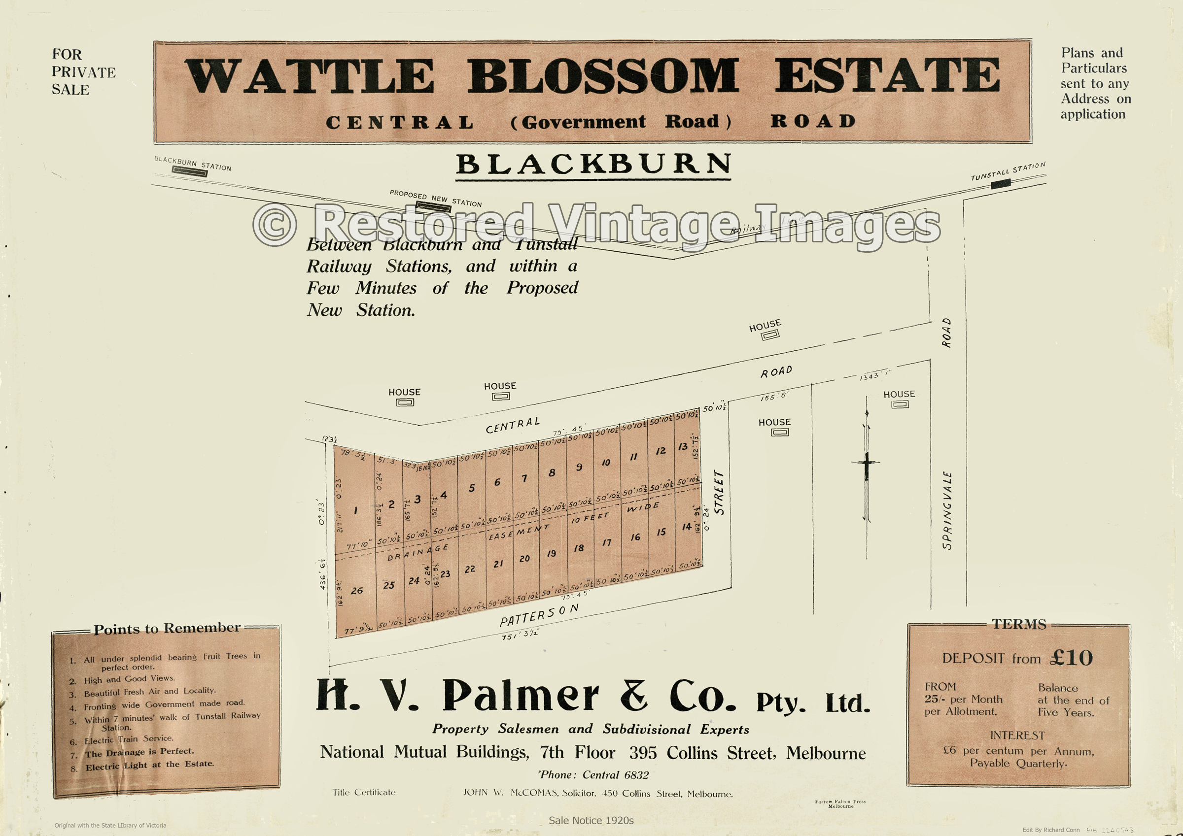 Wattle Blossom Estate Blackburn, 1920s – Nunawading