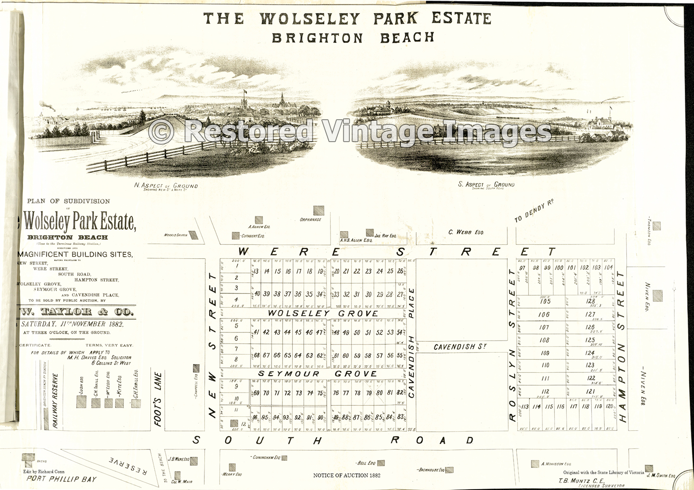 The Wolseley Park Estate 11th November 1882 – Brighton