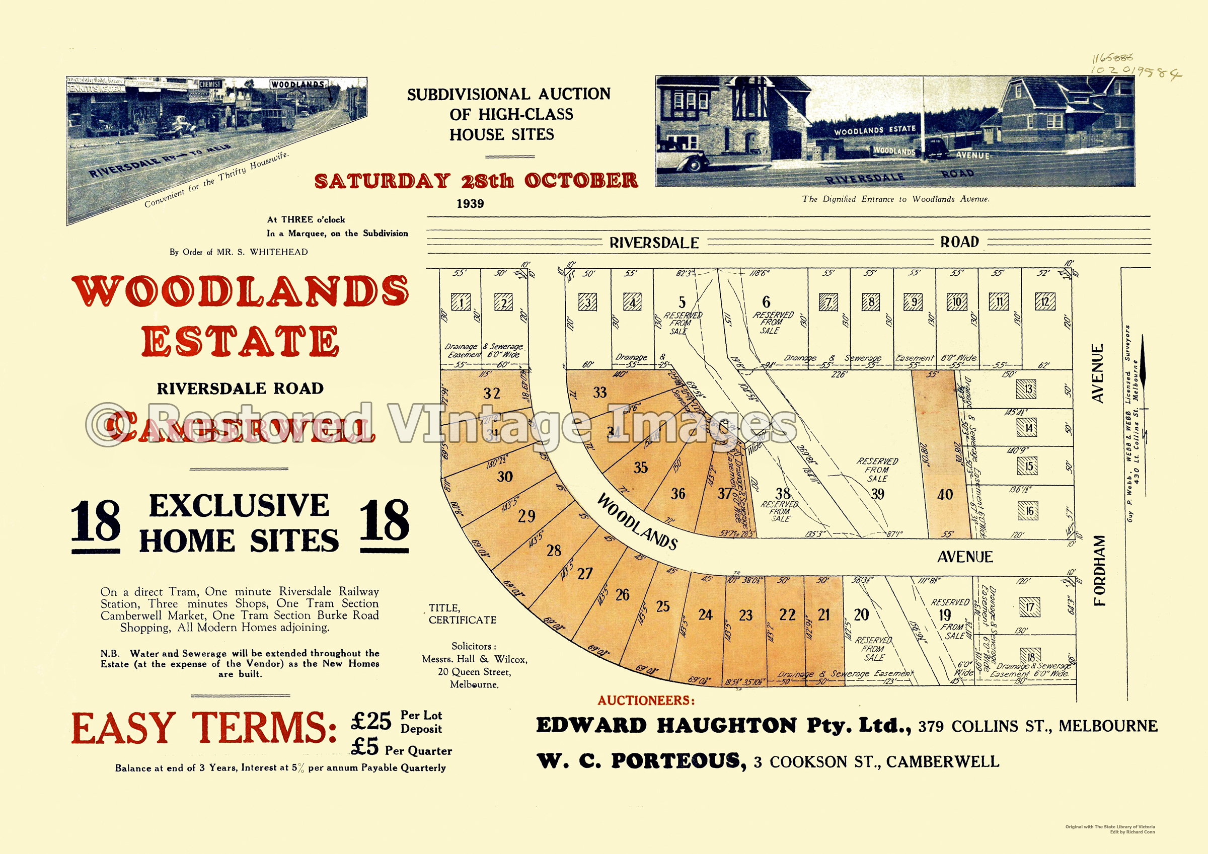 Woodlands Estate 28th October 1939 – Camberwell