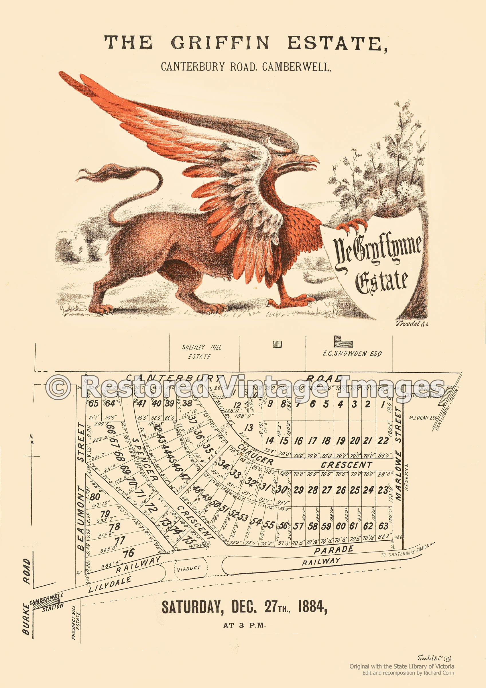 The Griffin Estate 27th December 1884 – Canterbury