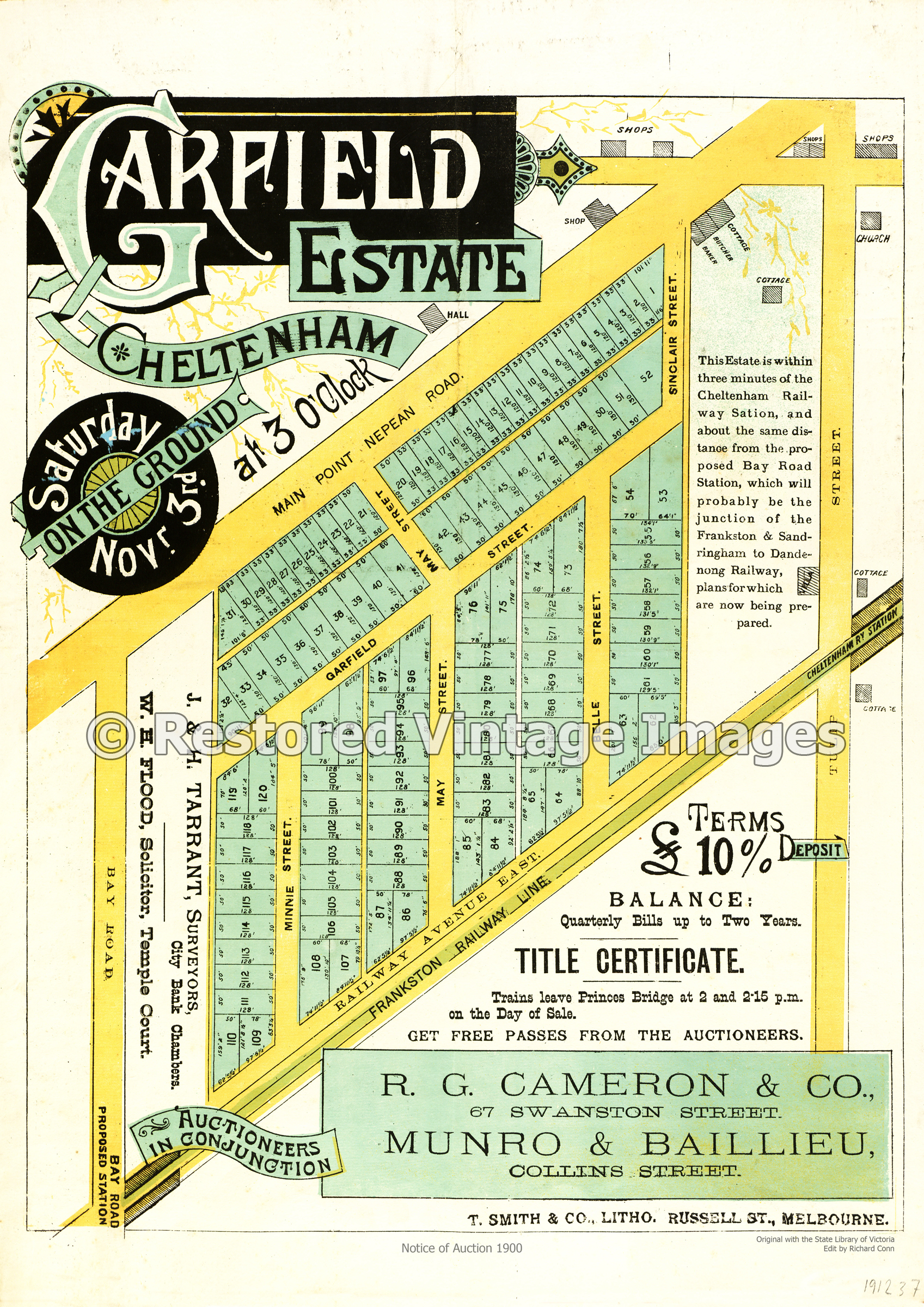 Garfield Estate Cheltenham 1900