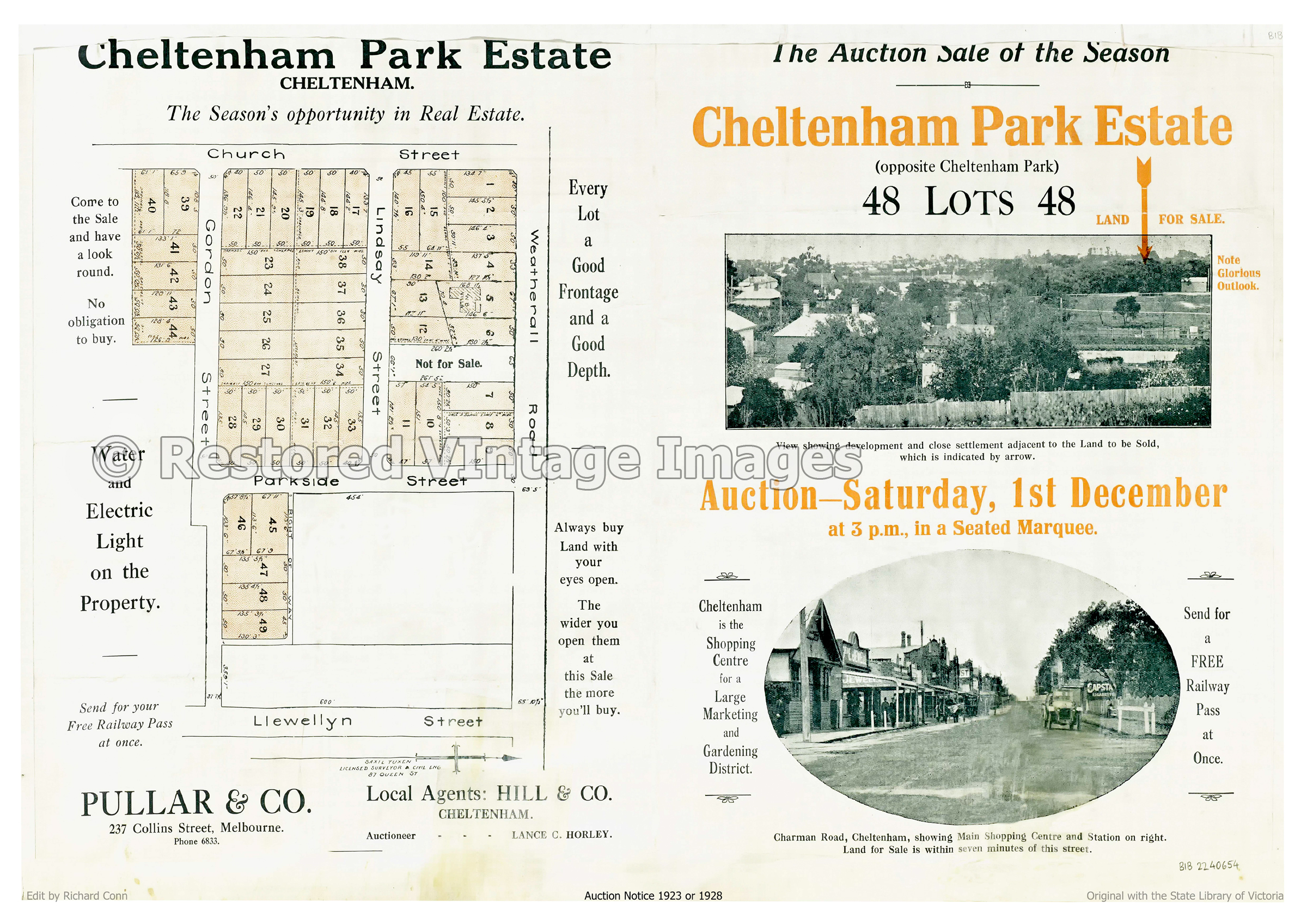 Cheltenham Park Estate 1923 – Beaumaris