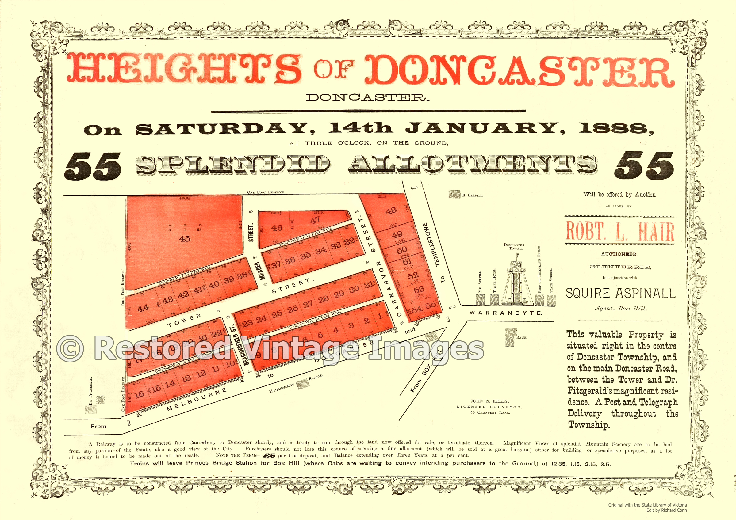 Heights Of Doncaster 14 January 1888