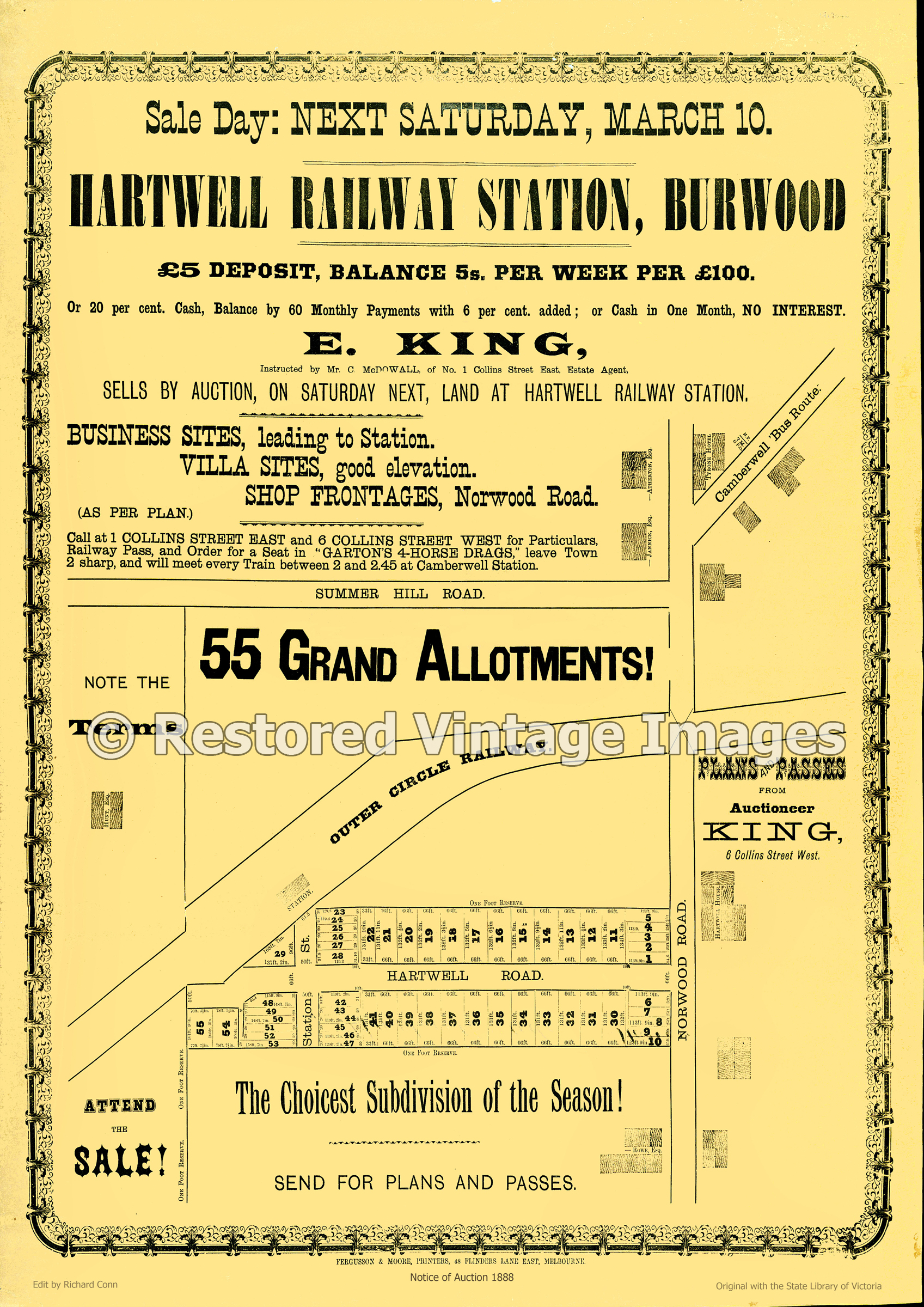 Hartwell Railway Station, Burwood 1888 – Glen Iris