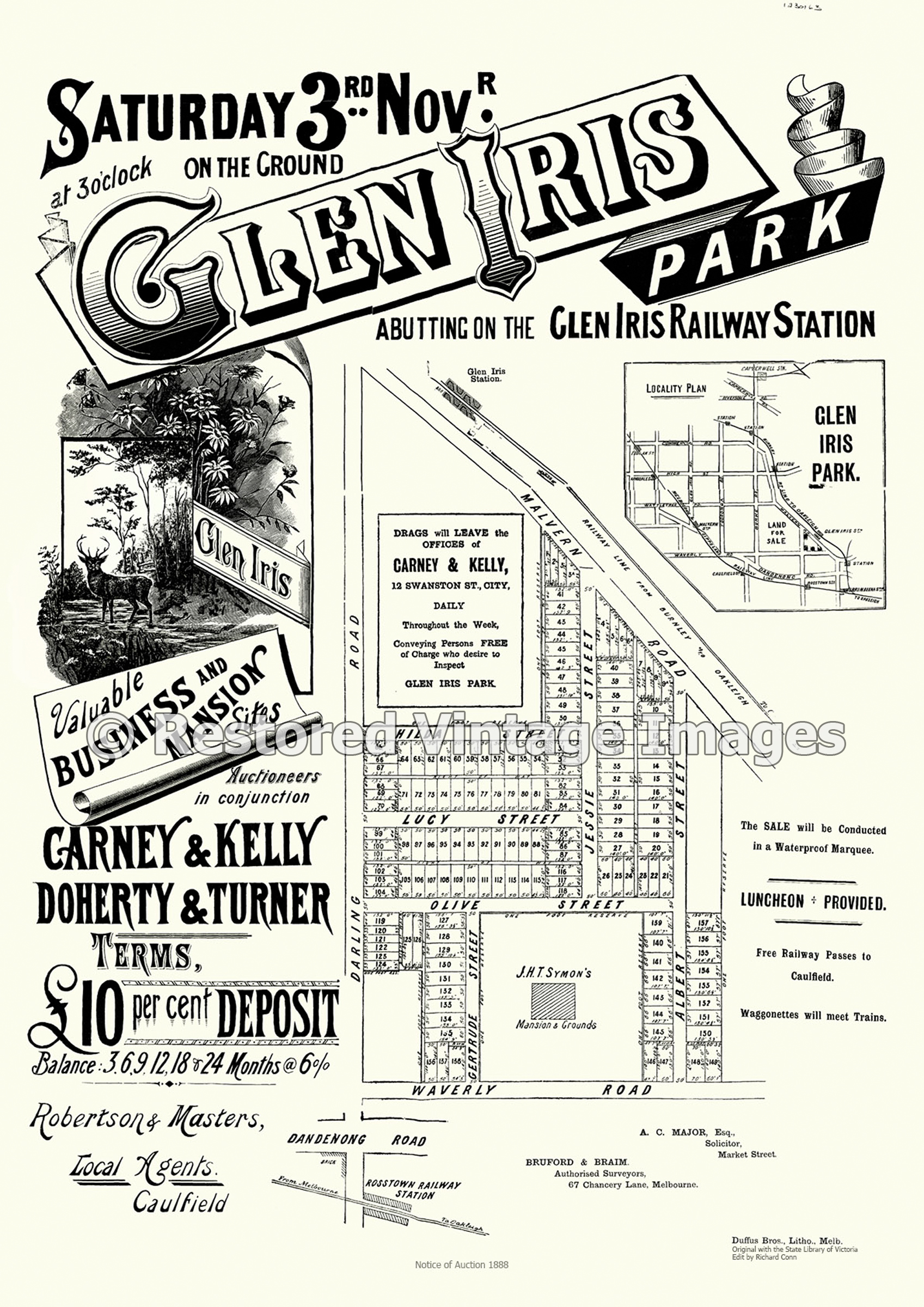 Glen Iris Park 1888 – Glen Iris