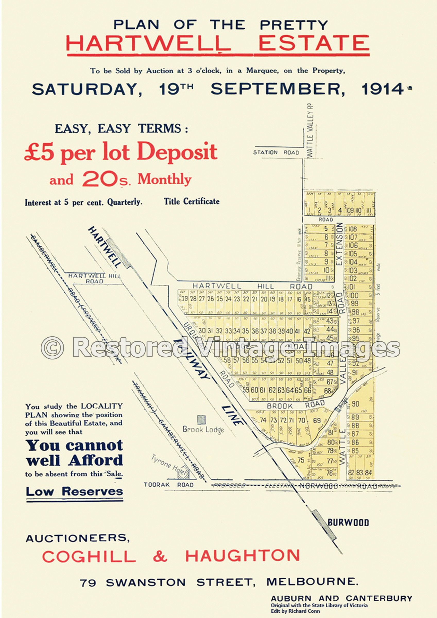 Hartwell Estate 19th September 1914 – Camberwell