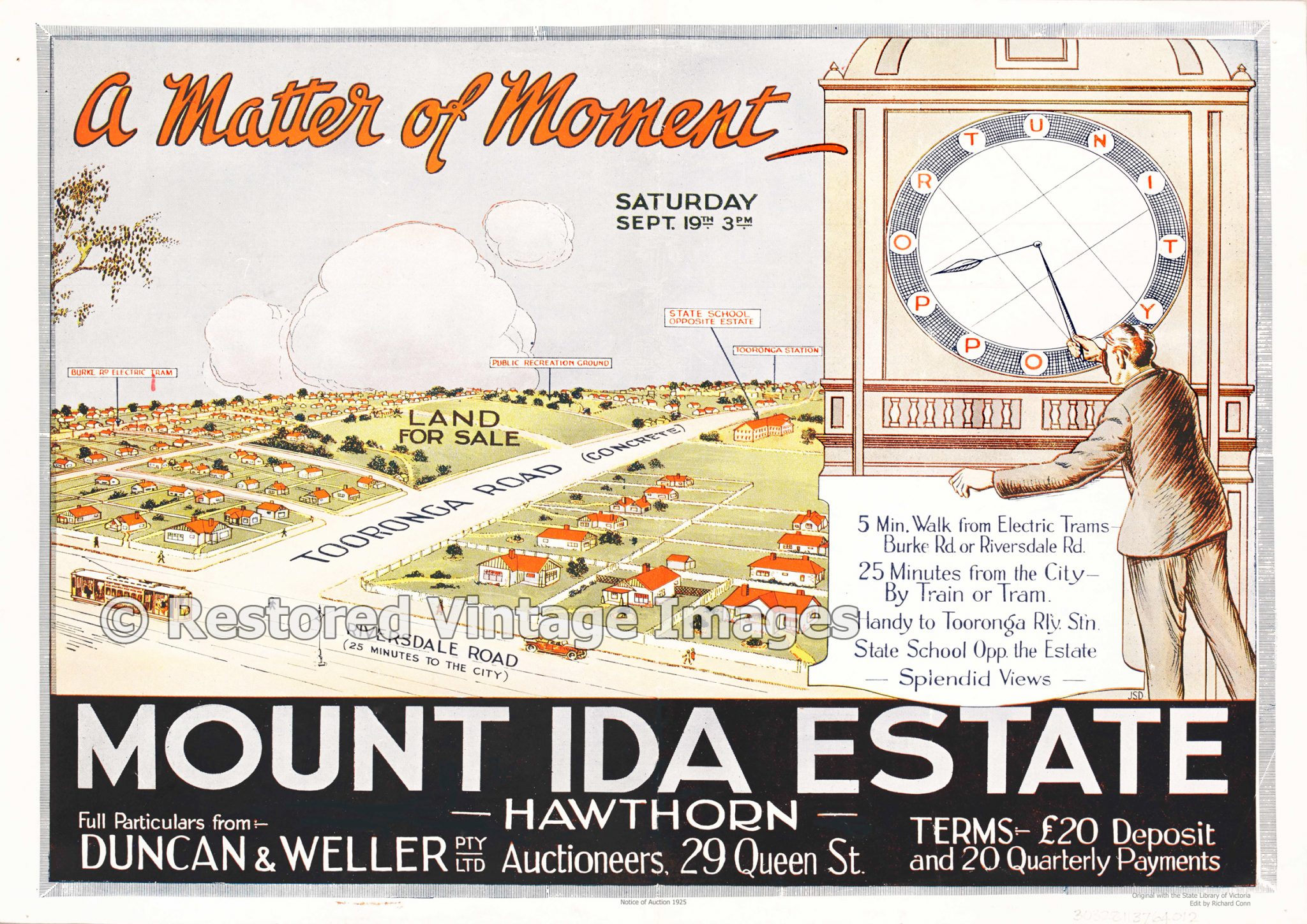 Mount Ida Estate 1925 Hawthorn Restored Vintage Images