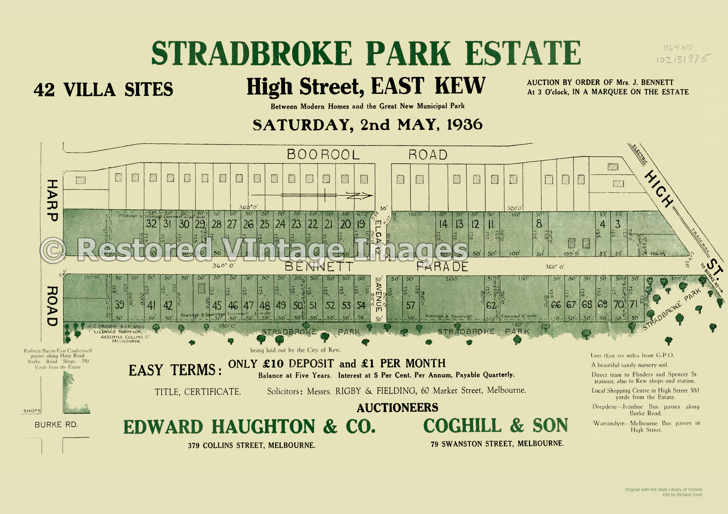 Stradbroke Park Estate 1936 – Kew East