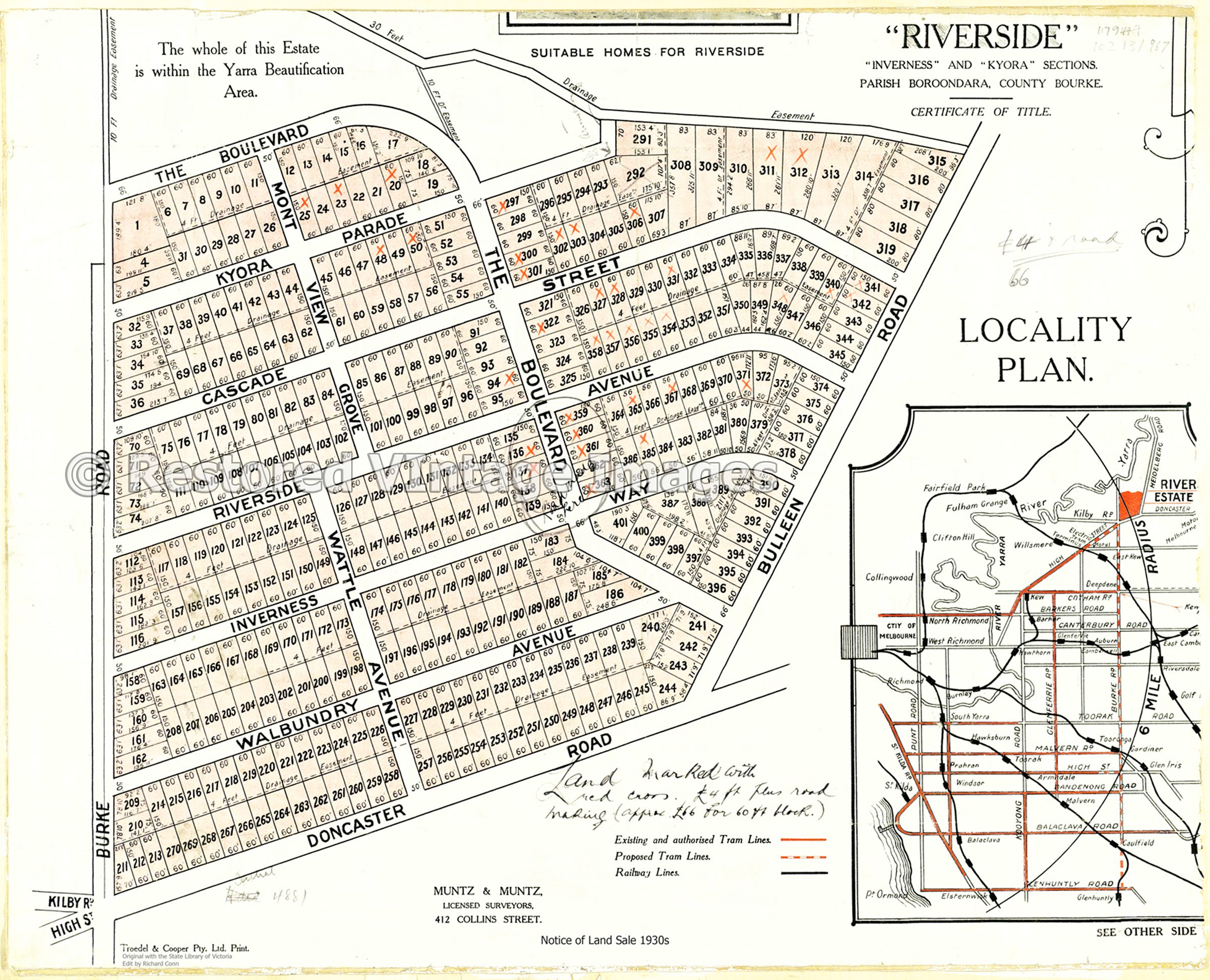Riverside Inverness And Kyora Section 1930s – Kew East