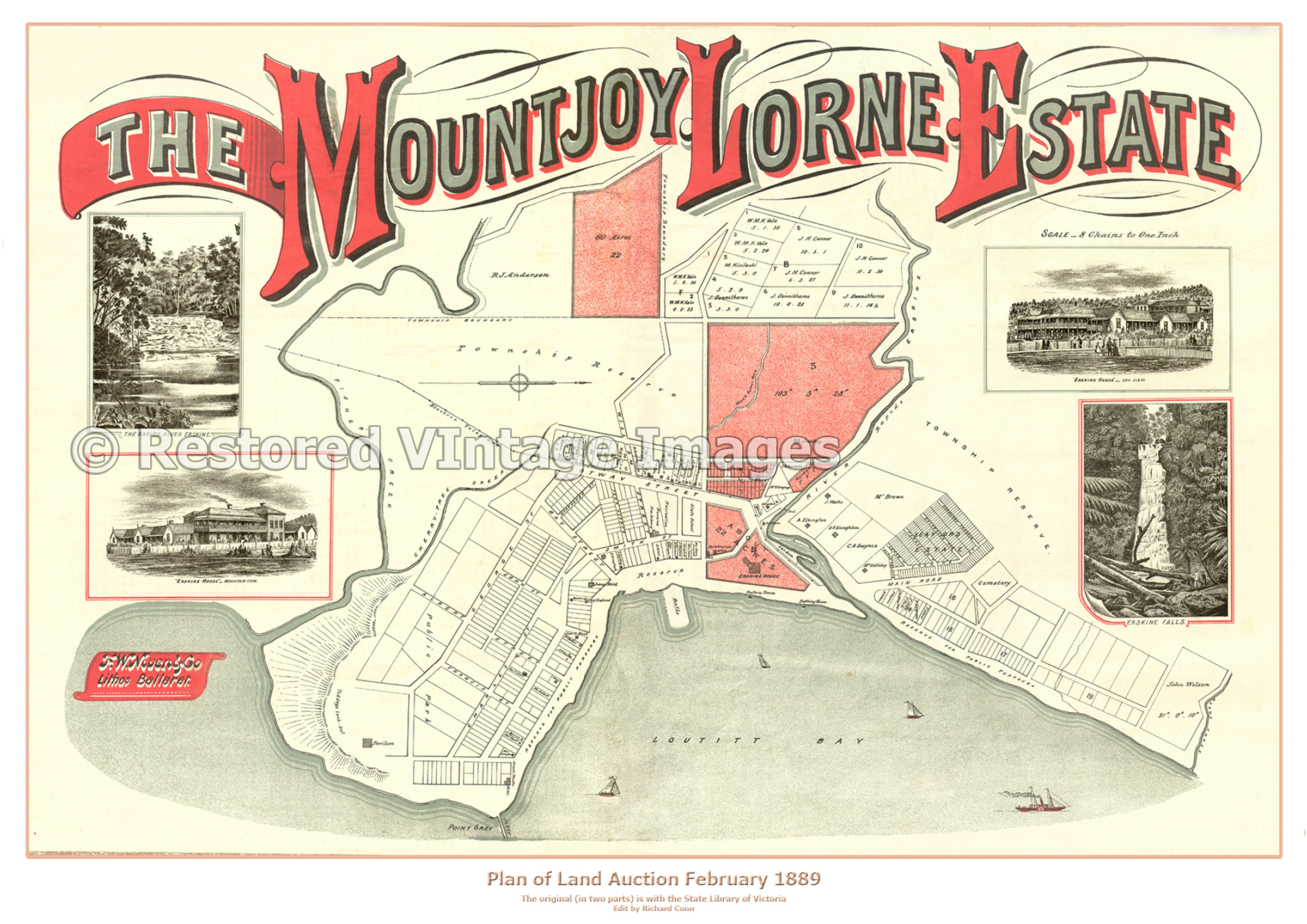 Mountjoy Lorne Estate 1889 – Lorne