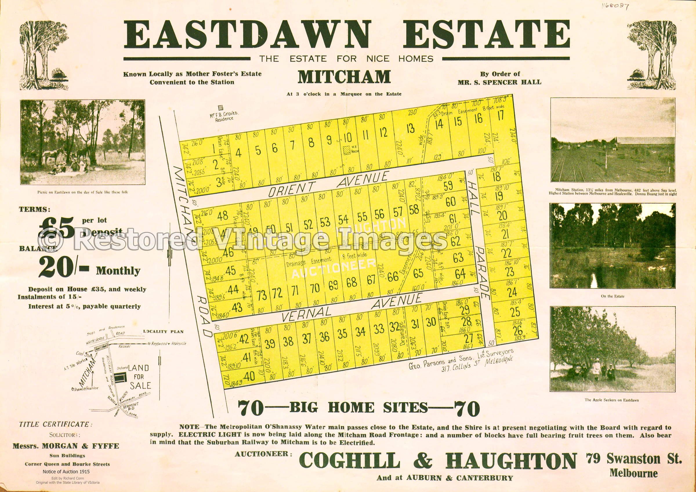 Eastdawn Estate 1915 – Mitcham