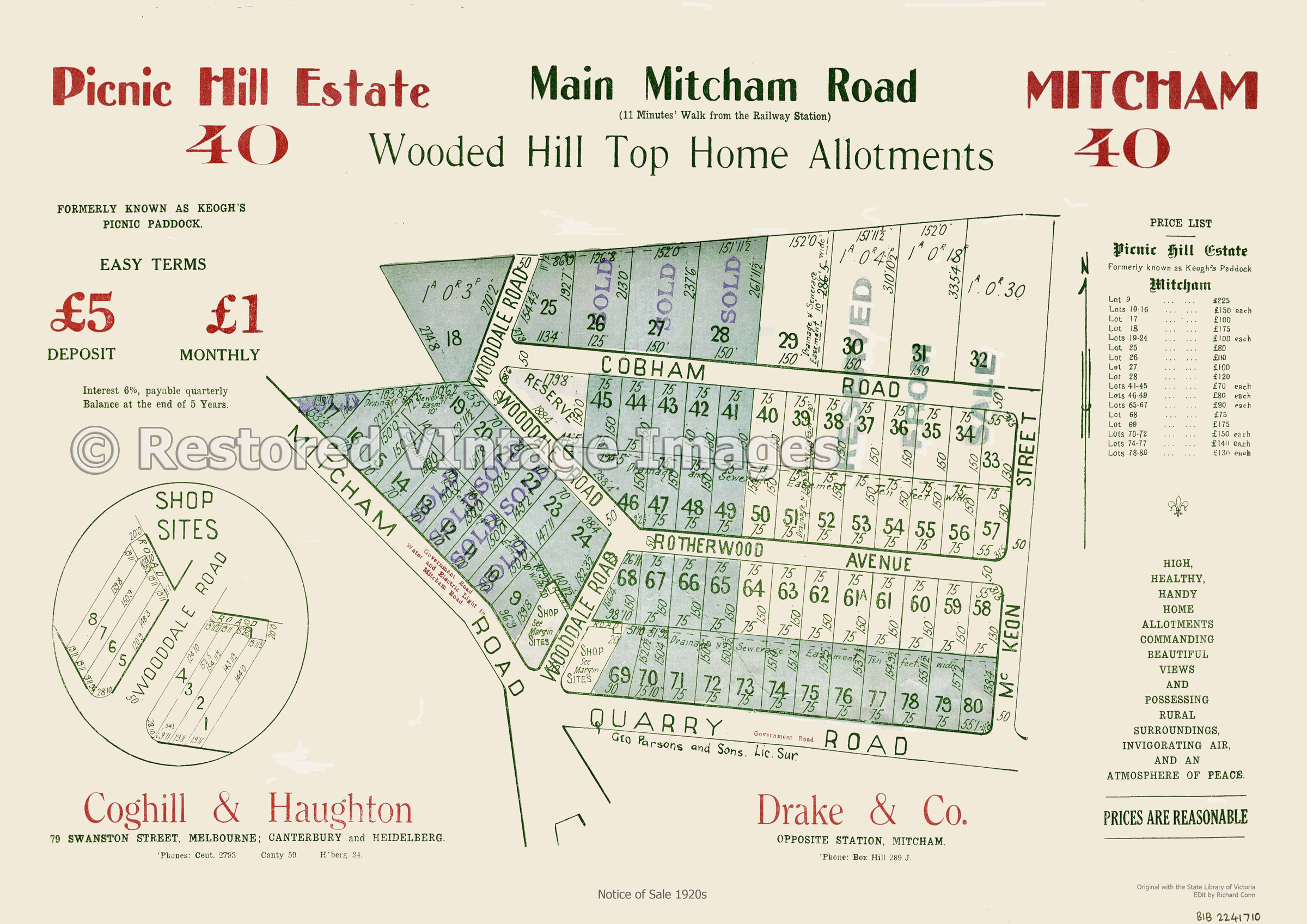 Picnic Hill Estate 1920s – Mitcham