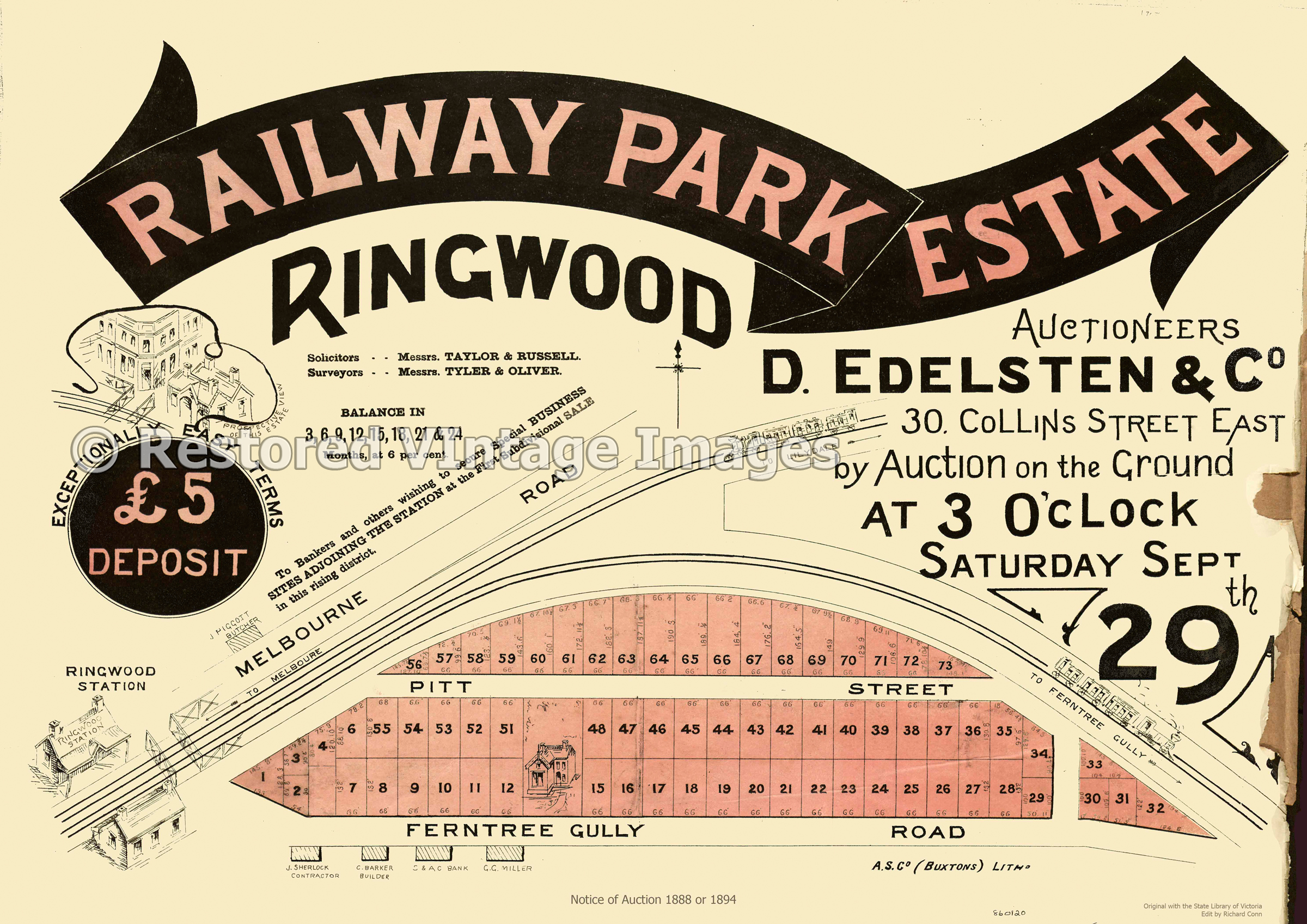 Railway Park Estate 1888 Or 1894 – Ringwood