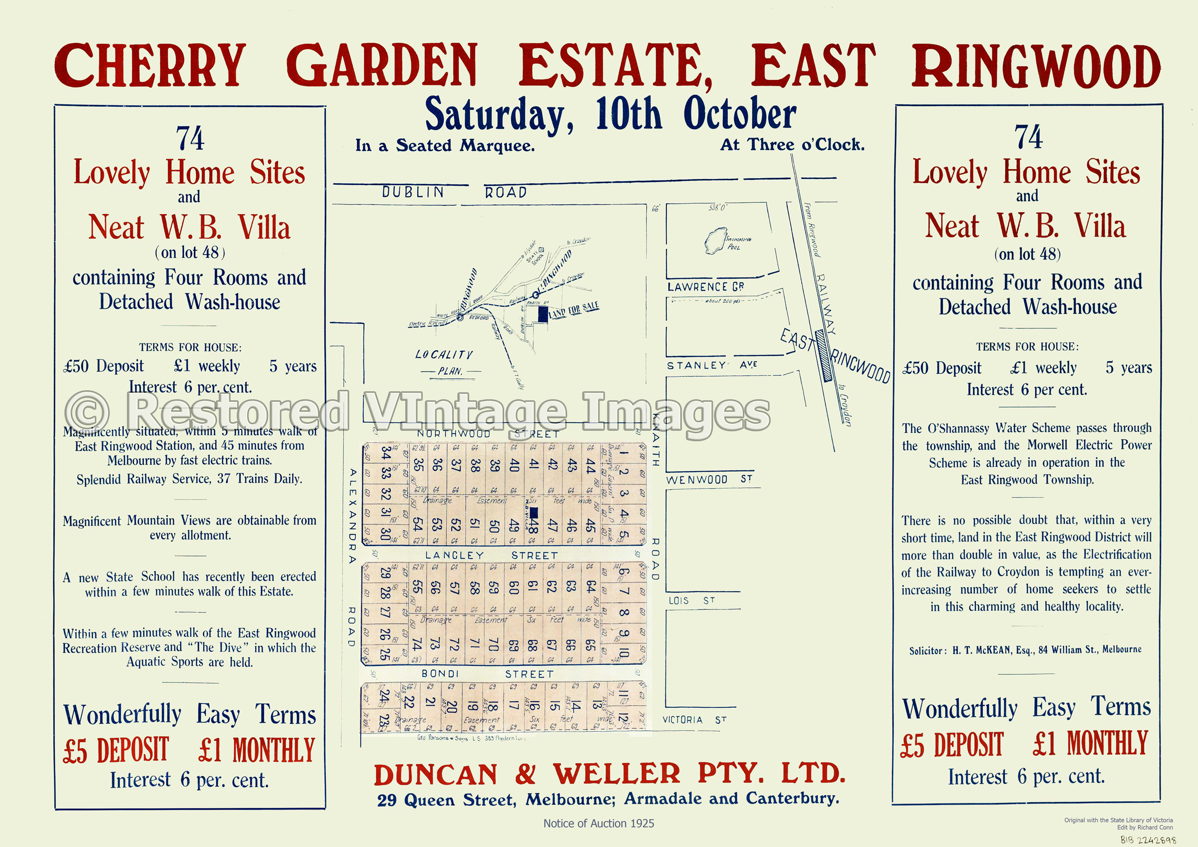 Cherry Garden Estate 1925 – East Ringwood