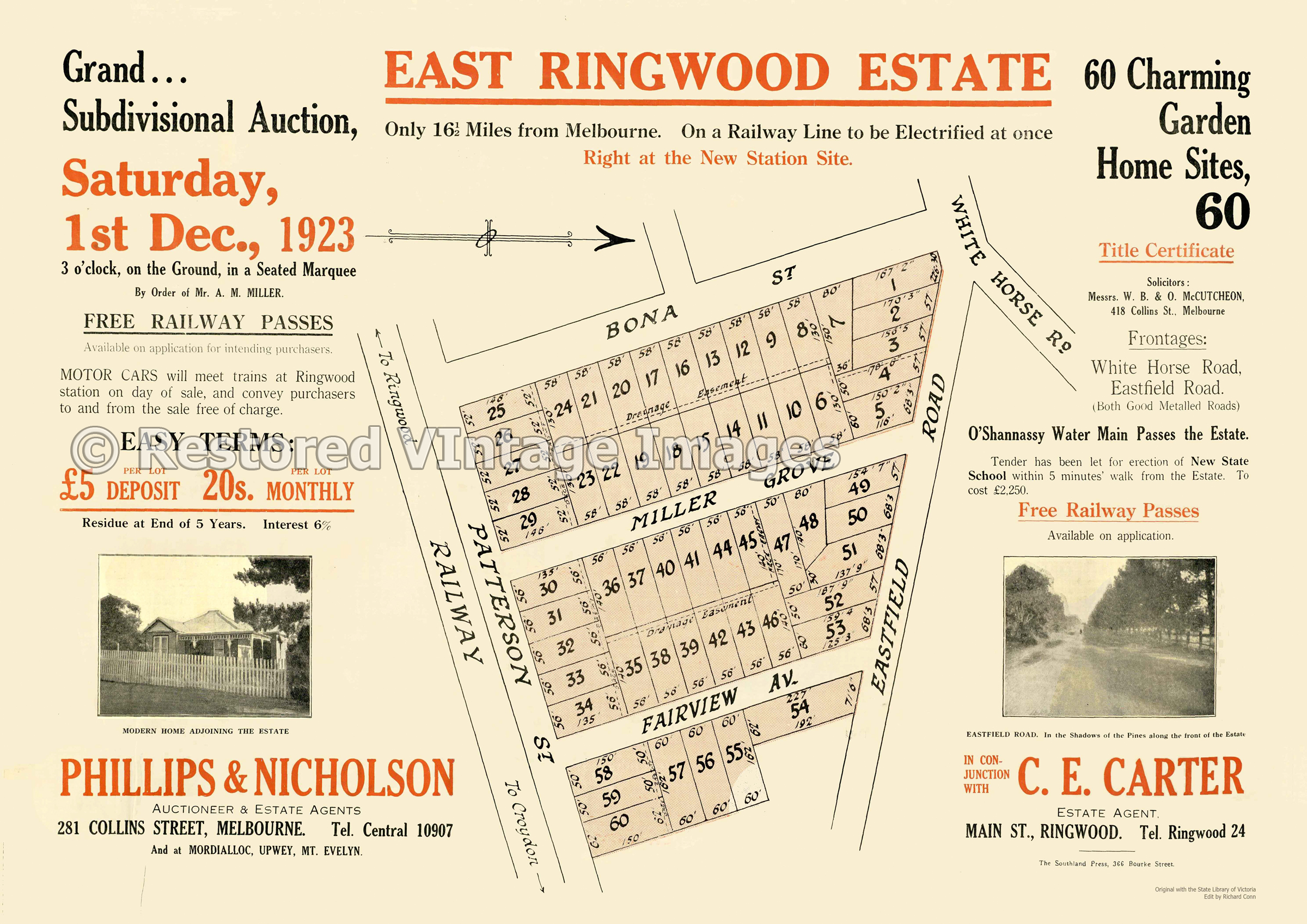 East Ringwood Estate 1923