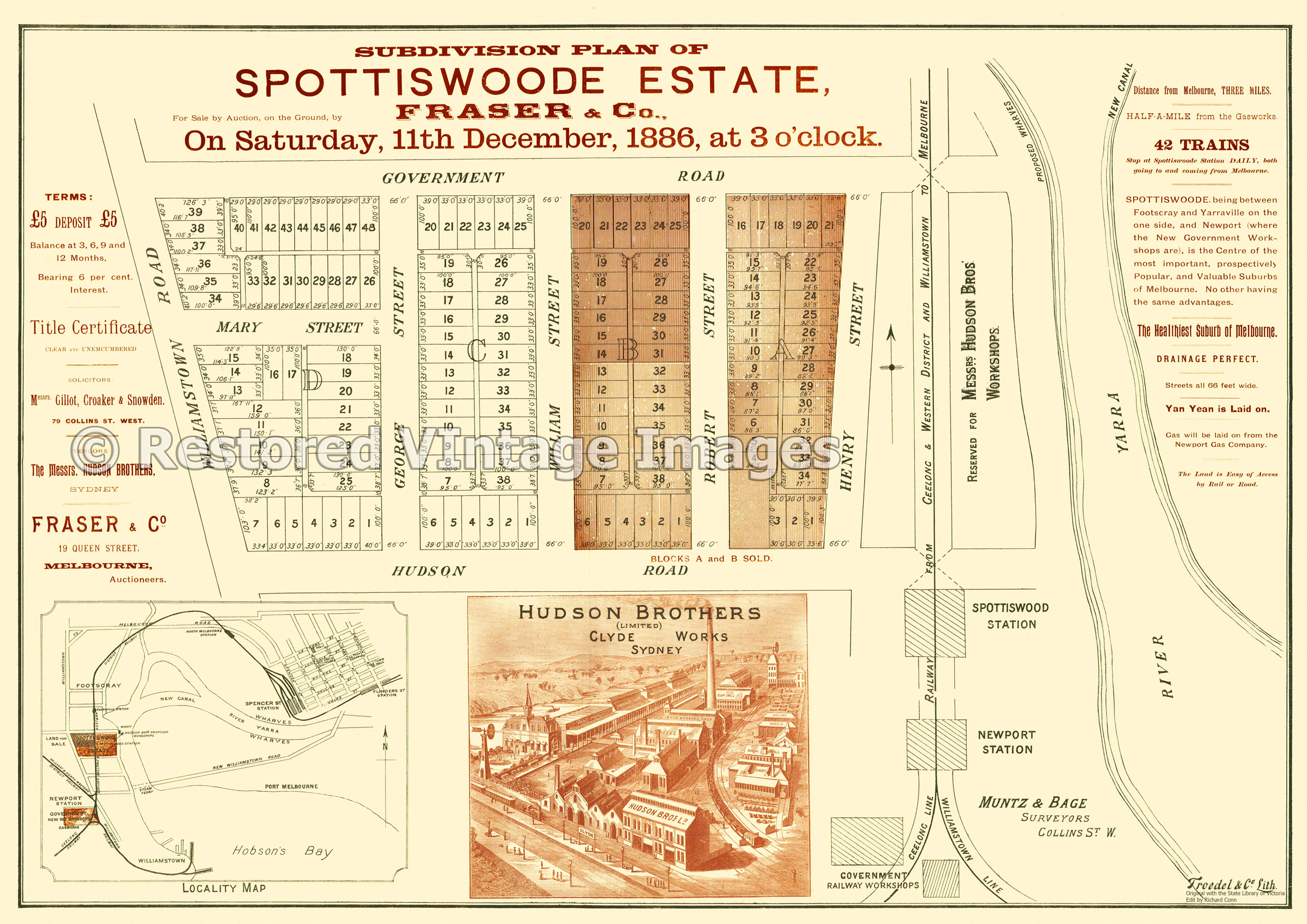 Spottiswoode Estate 1886 – Spotswood