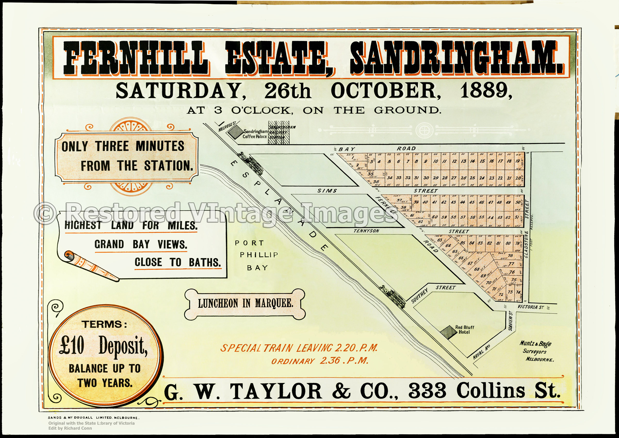 Fernhill Estate 1889 – Sandringham
