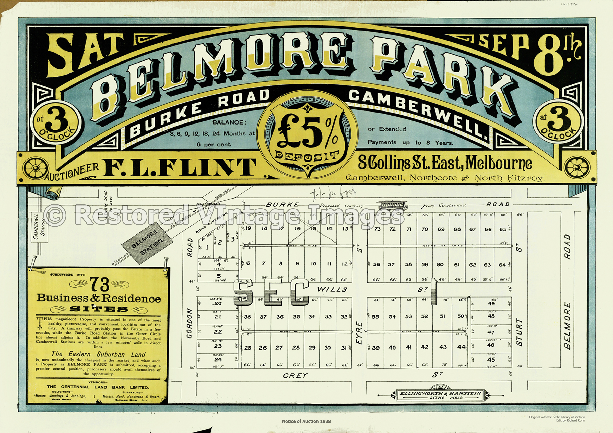 Belmore Park 8th September 1888 – Balwyn