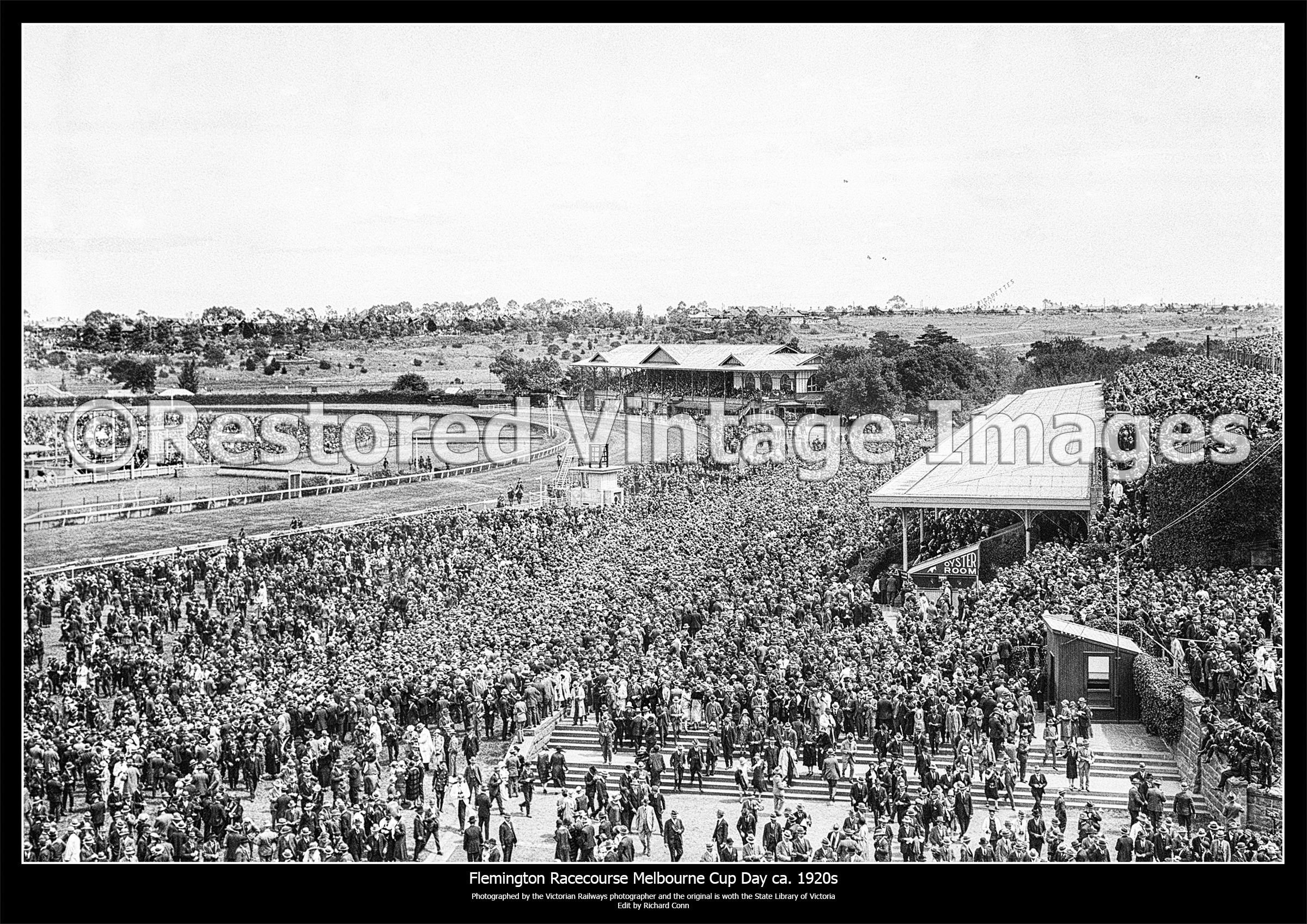 Flemington Racecourse, Probably Cup Day Ca. 1920s