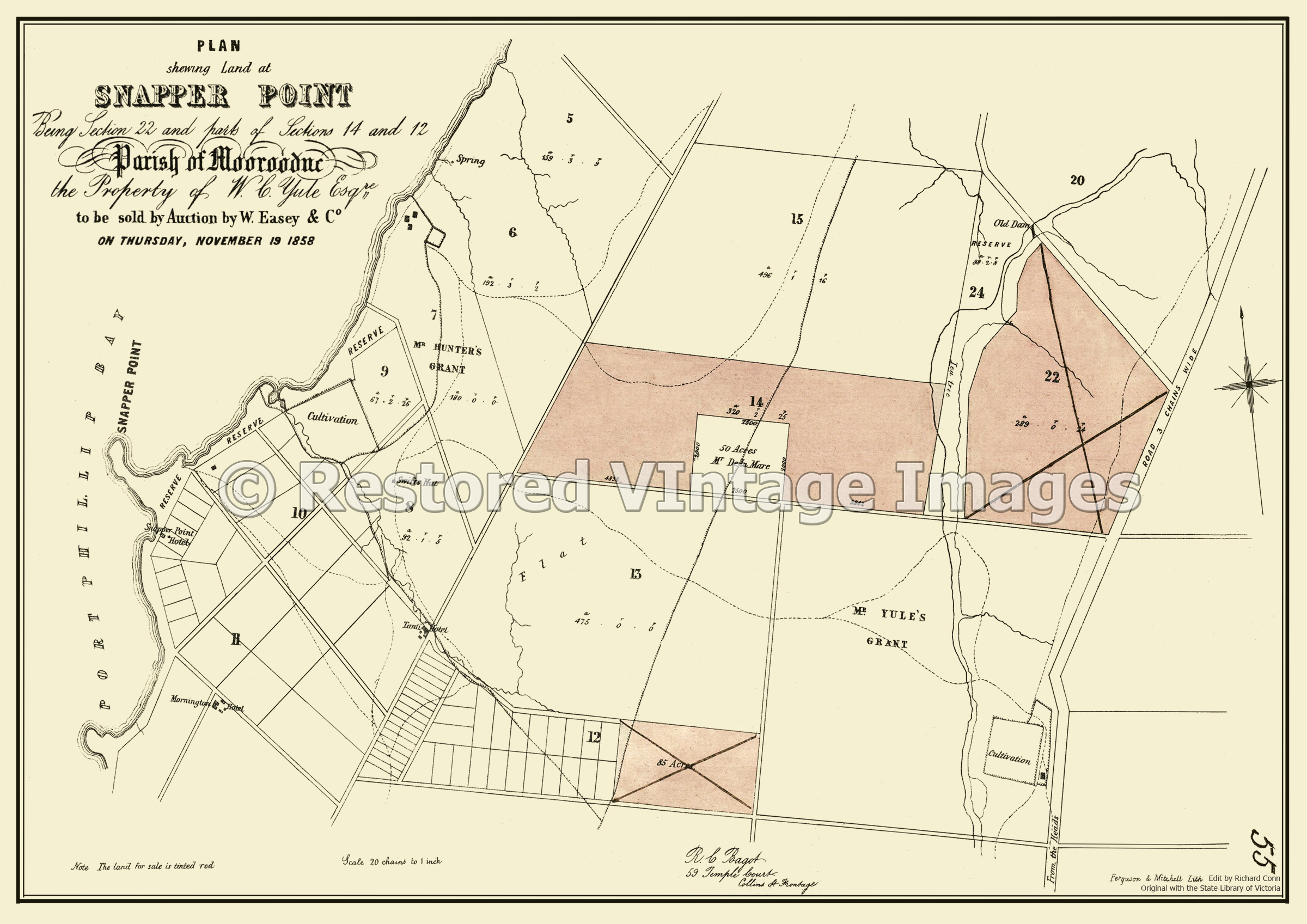 Snapper Point 19th November 1858 – Mornington