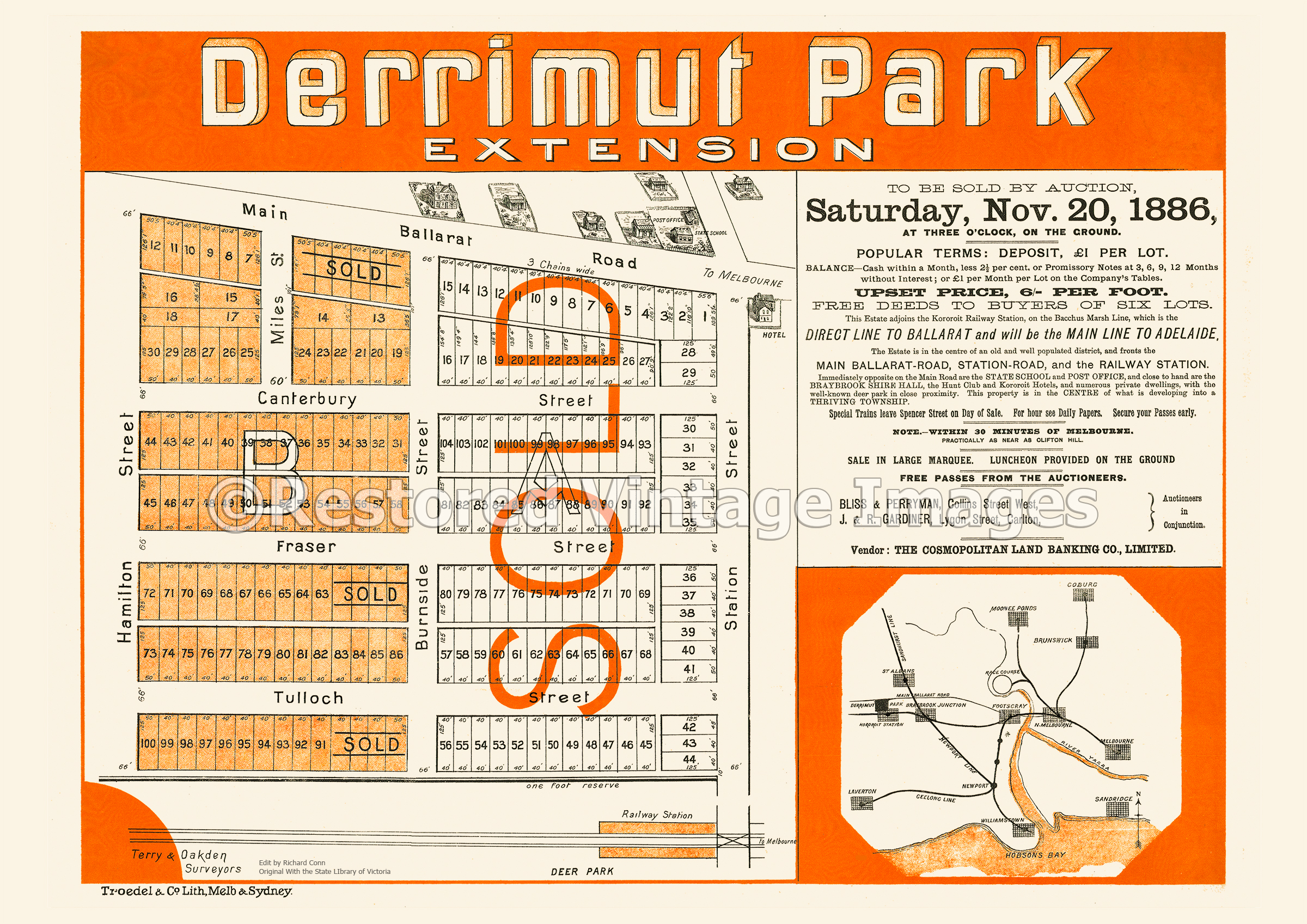 Derrimut Park Extension 20th November, 1886 – Deer Park
