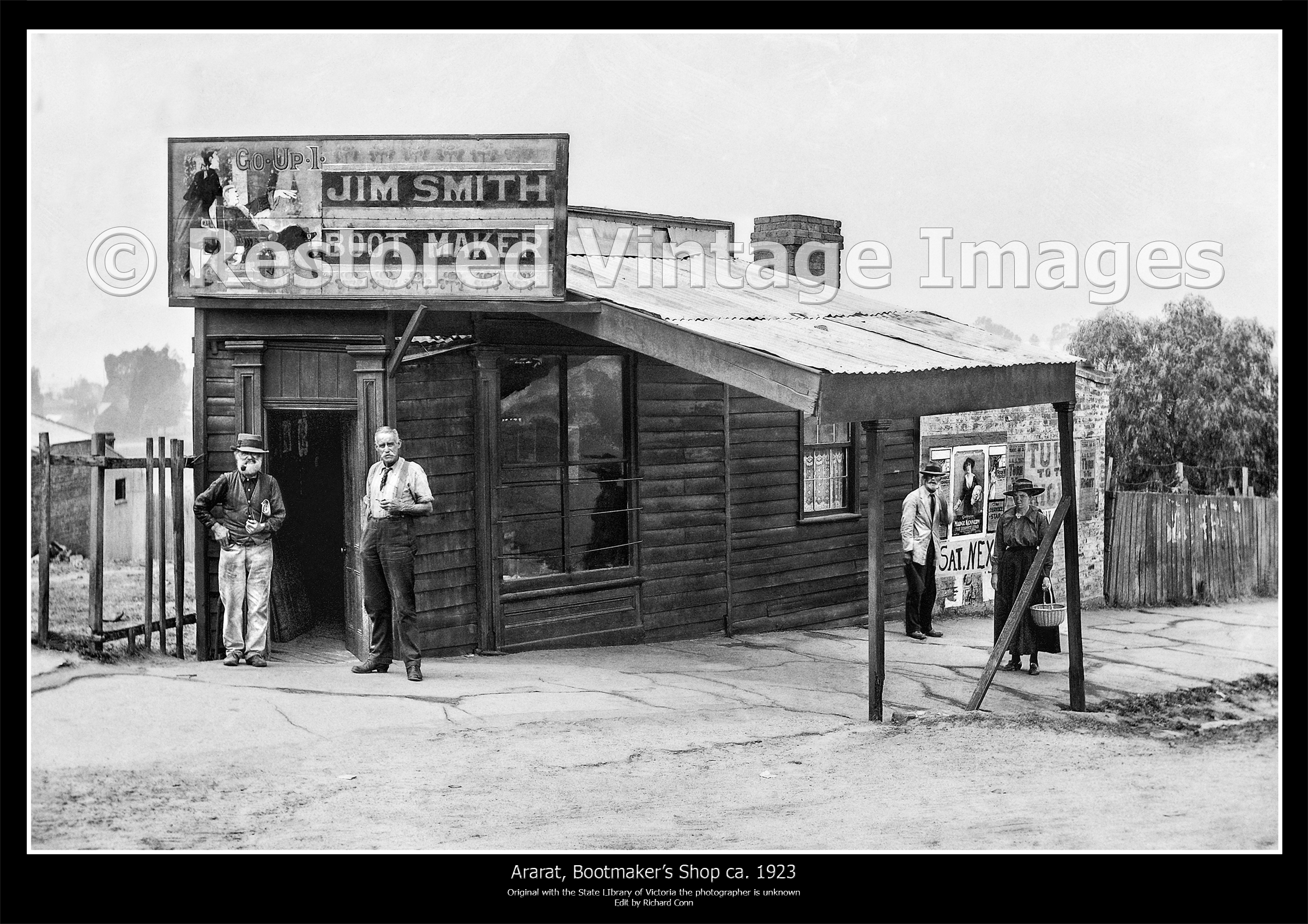 Ararat, Jim Smith’s Bootmaking Shop Ca, 1923