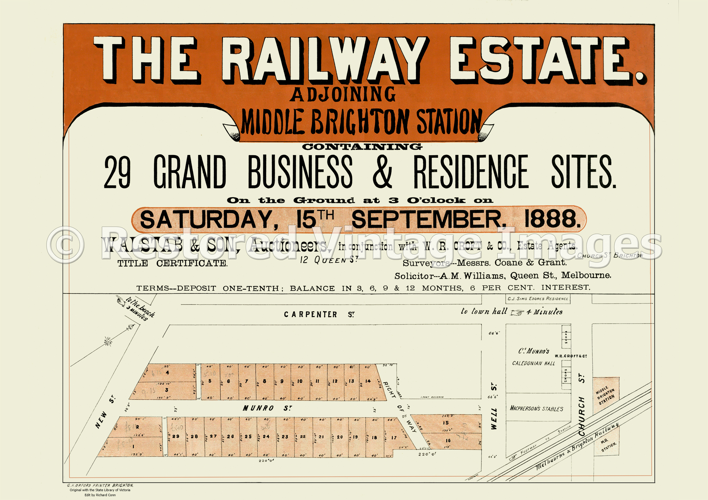 The Railway Estate 15th September 1888 – Brighton