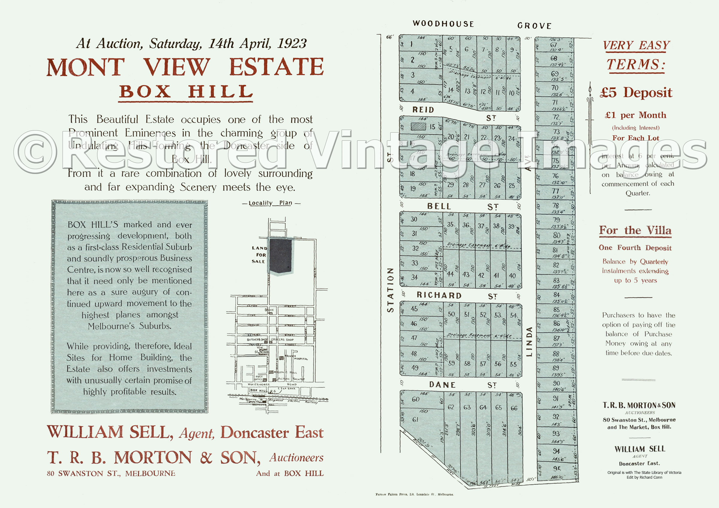 Mont View Estate 14th April – Box Hill