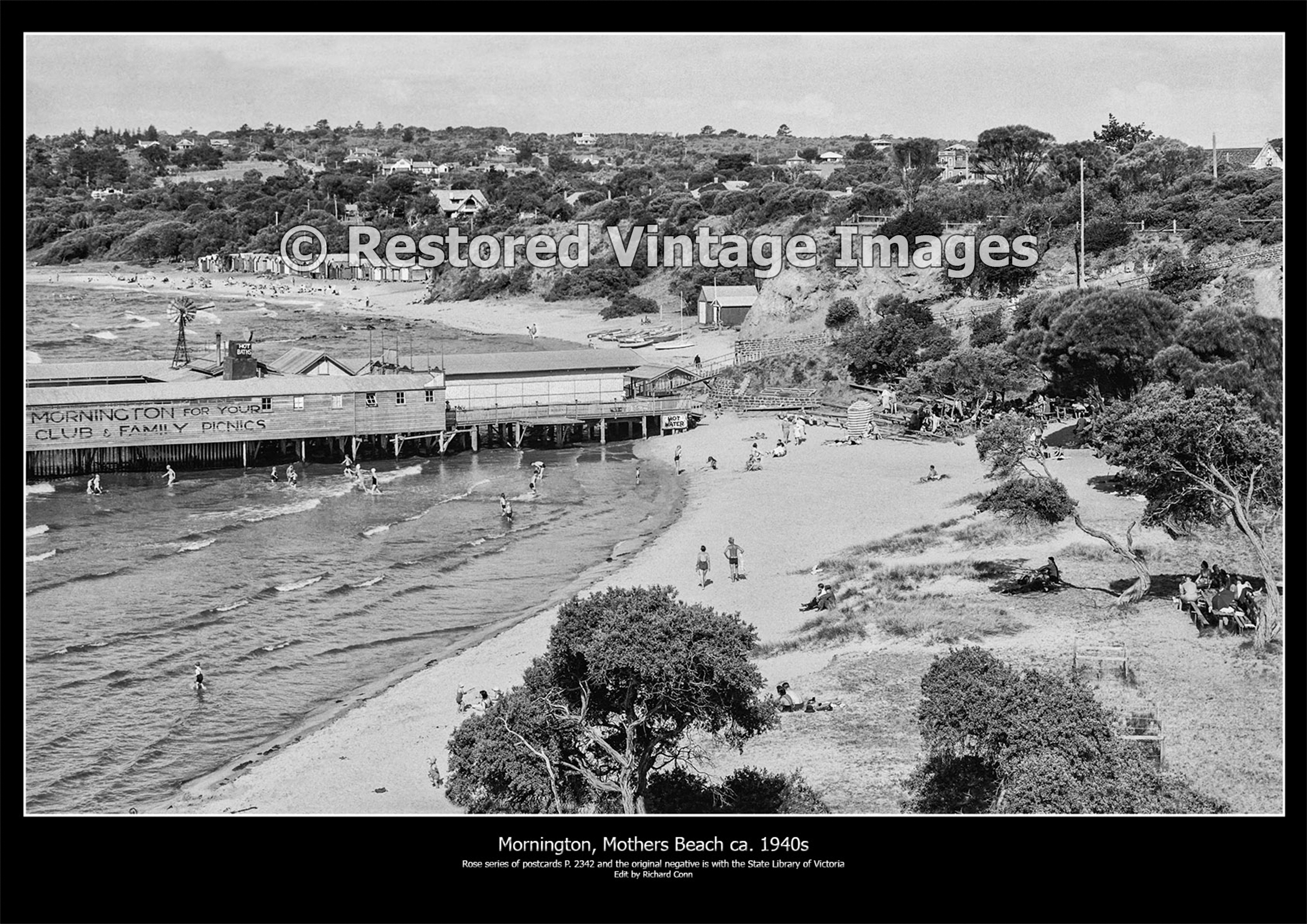 Mornington, Mothers Beach Ca. 19402