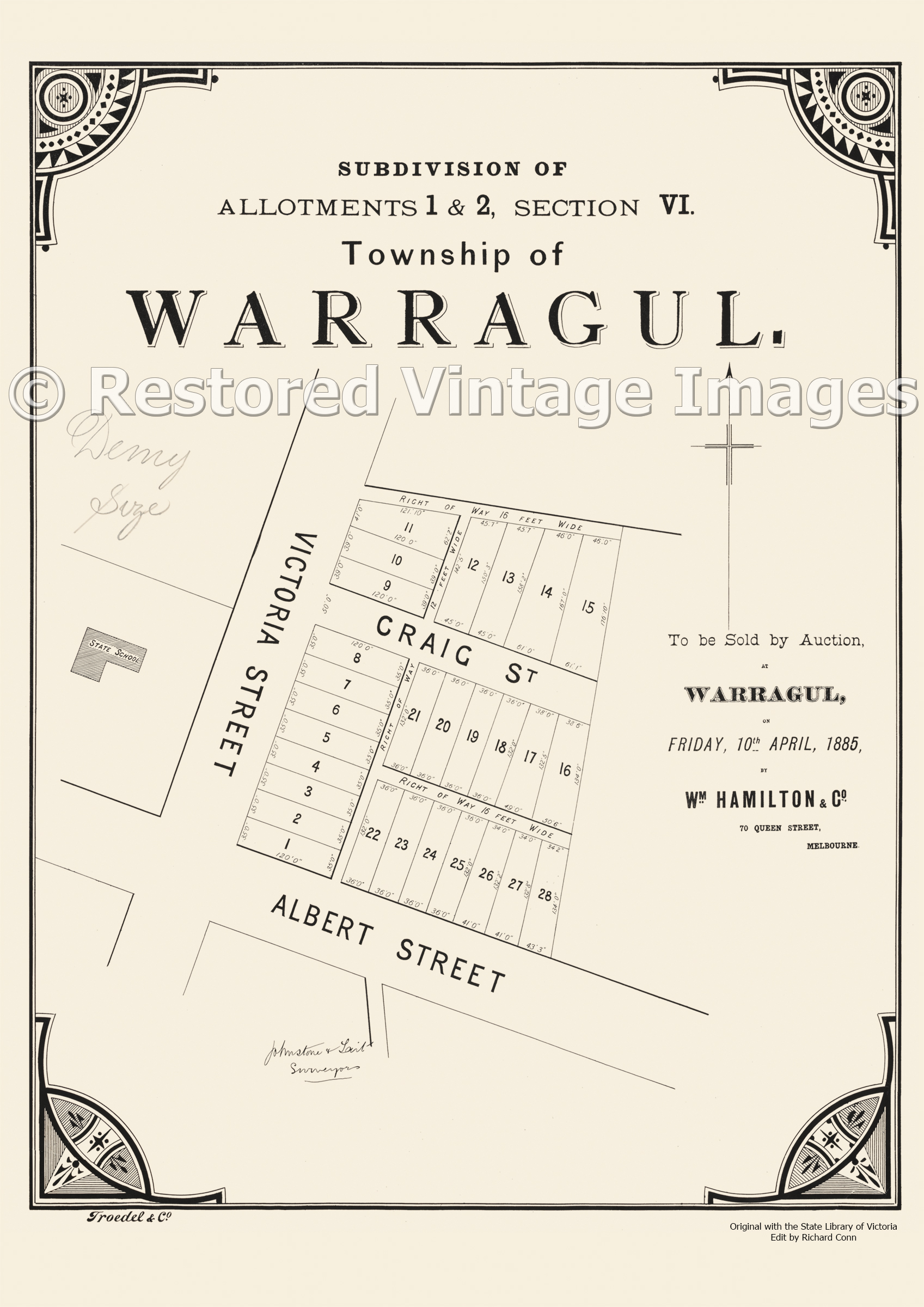 Township Of Warragul 10th April 1885 – Warragul